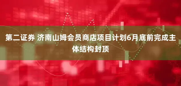 第二证券 济南山姆会员商店项目计划6月底前完成主体结构封顶