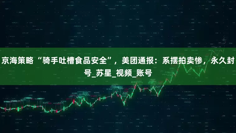 京海策略 “骑手吐槽食品安全”，美团通报：系摆拍卖惨，永久封号_苏星_视频_账号